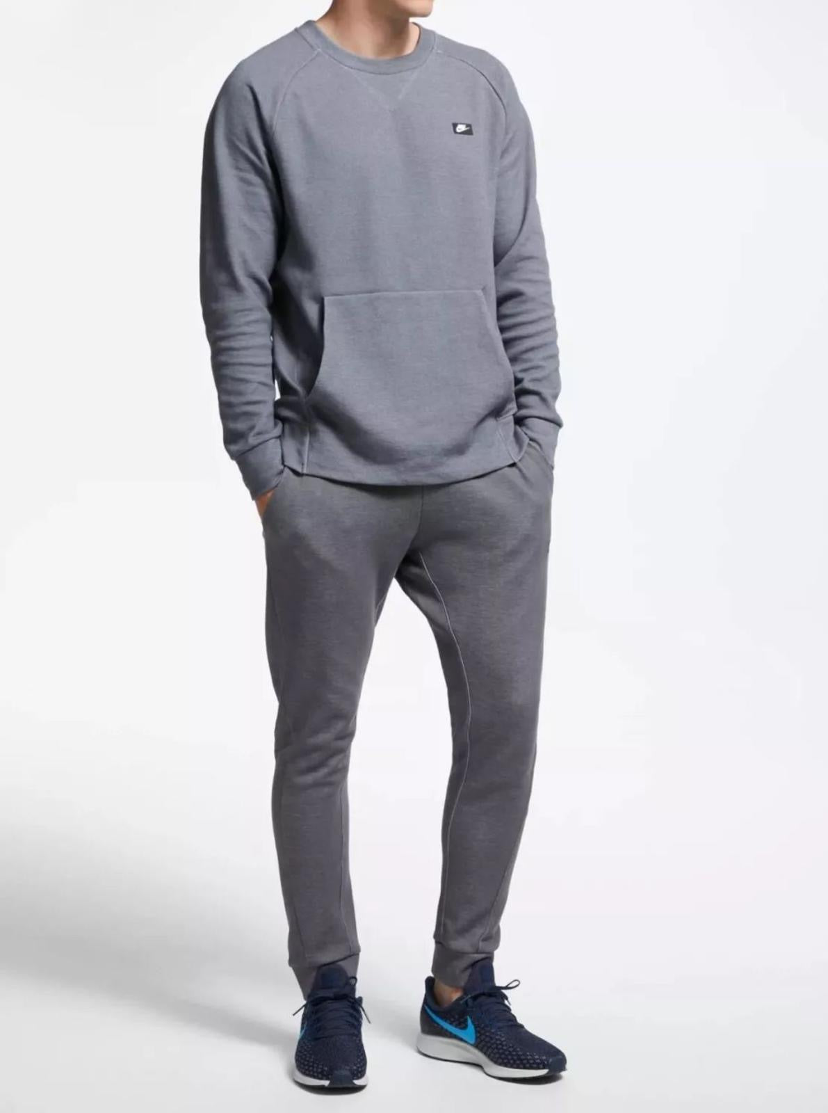 Nike Optic Crew Neck Tracksuit Grey
