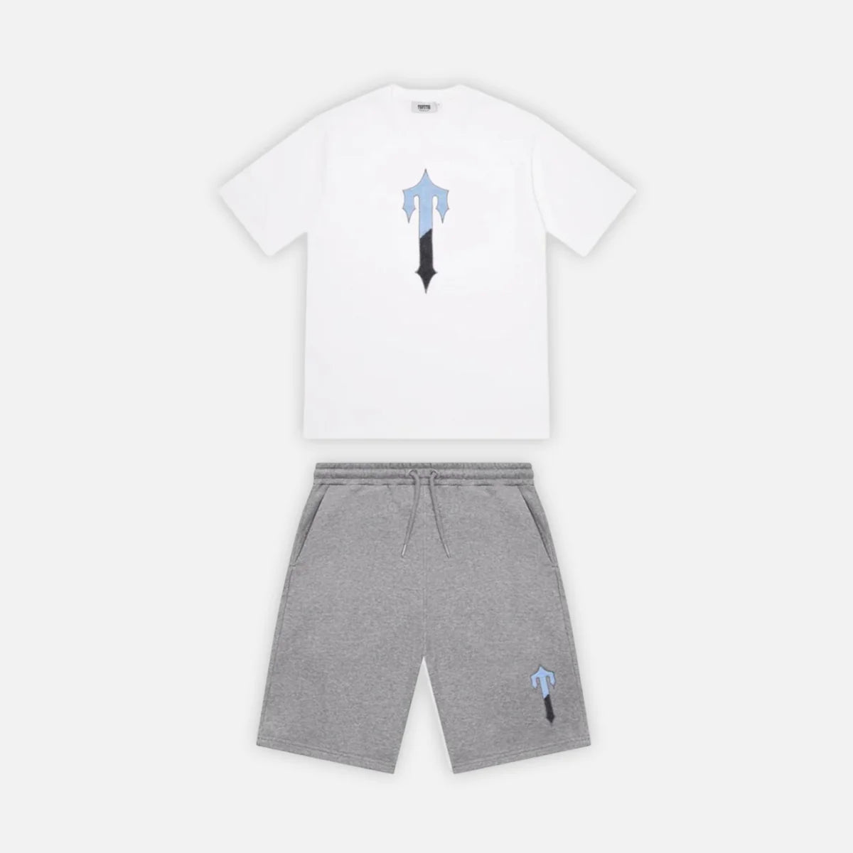 Trapstar Irongate T Short Set - White/Grey/Light Blue