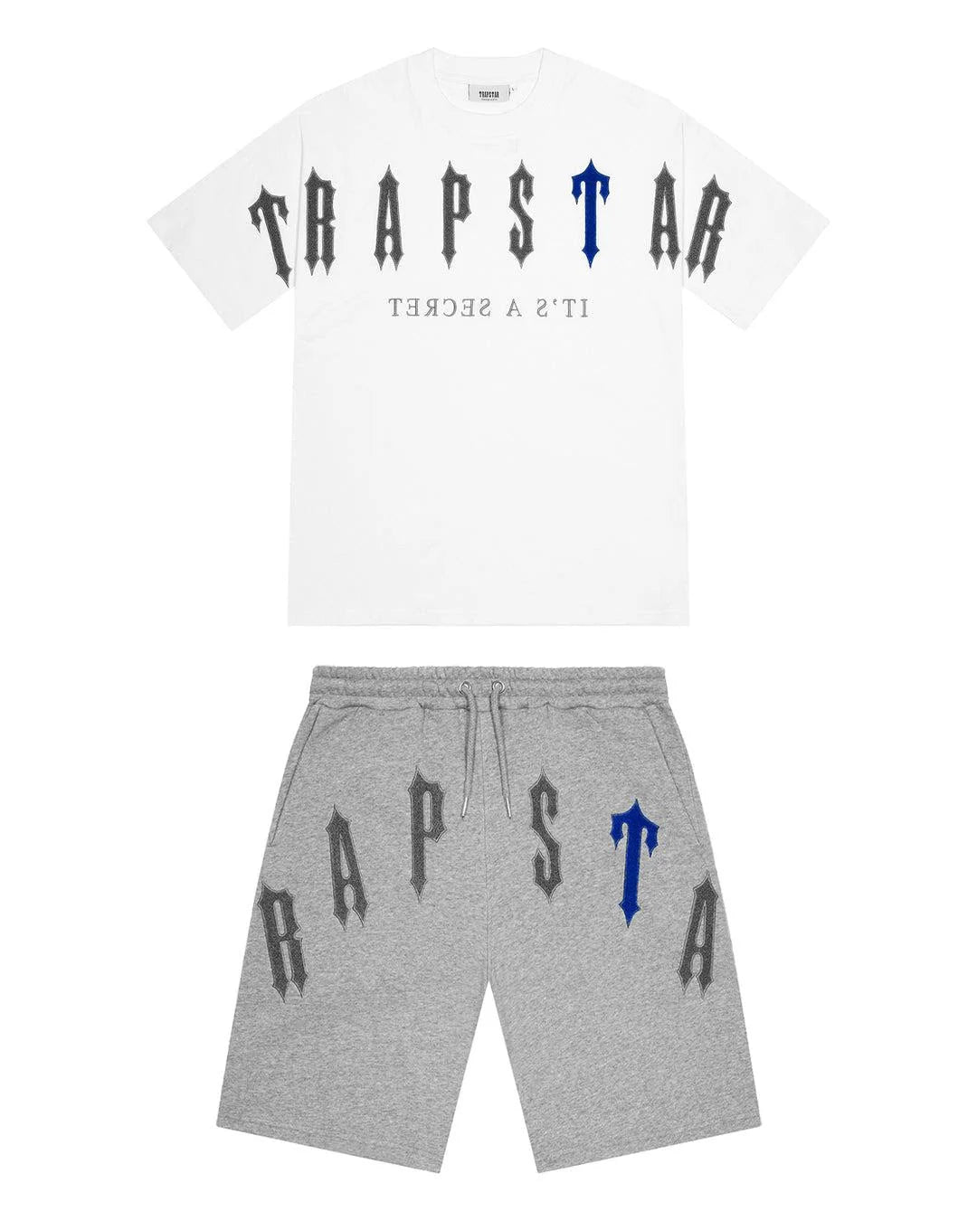 Trapstar Irongate Arch 2.0 Short Set - White/Grey/Blue