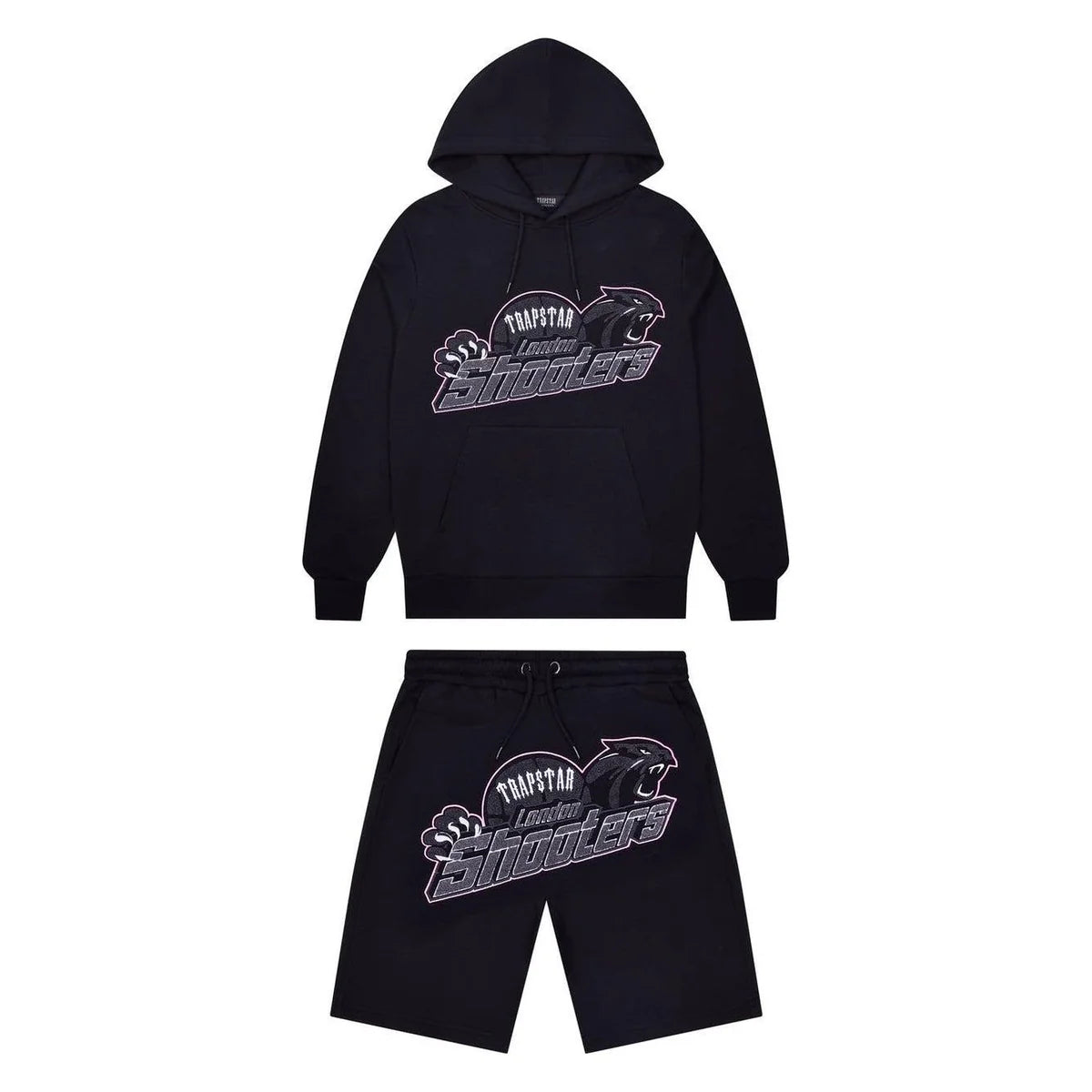 Trapstar Shooters Hoodie Set - Black