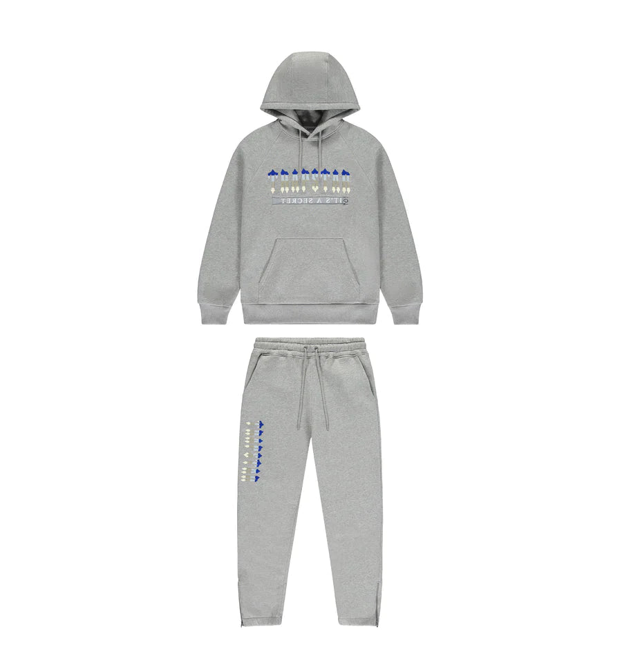 Trapstar Decoded Chenille 2.0 Tracksuit - Grey Ice Edition