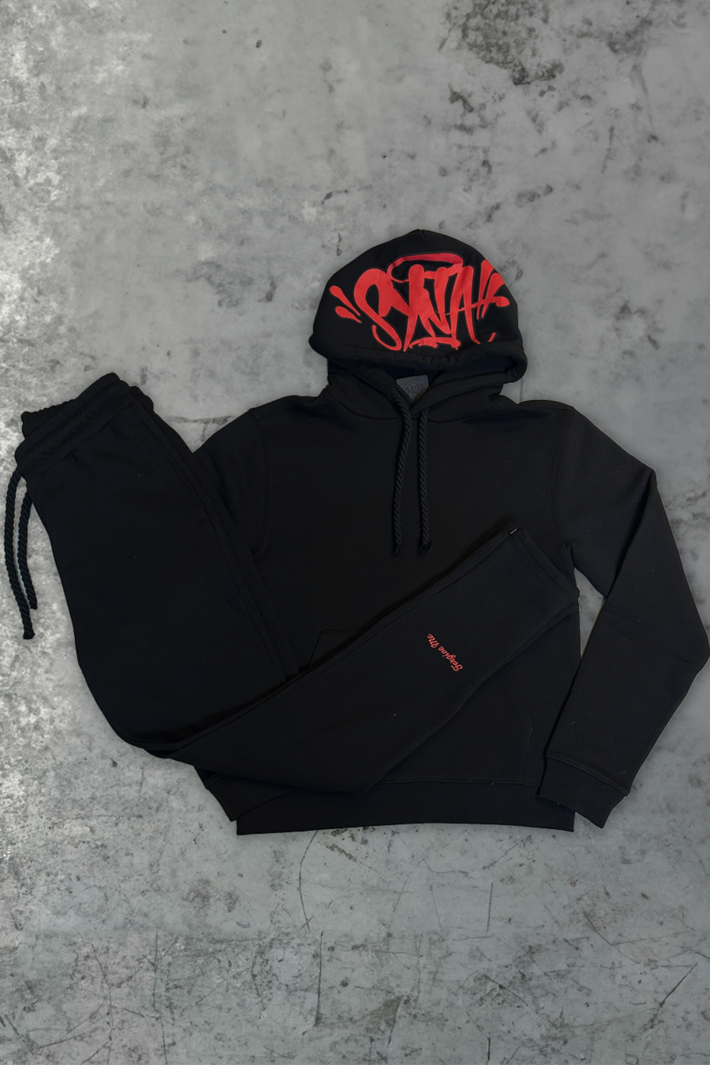 Syna World Syna Logo Tracksuit - Black/Red