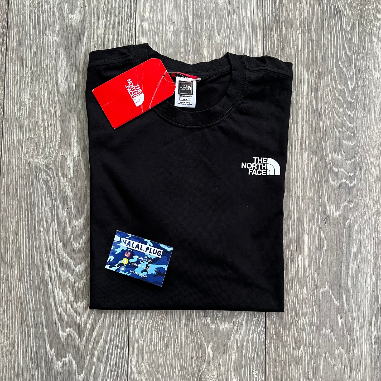 The North Face Box Logo T-Shirt Black/Red