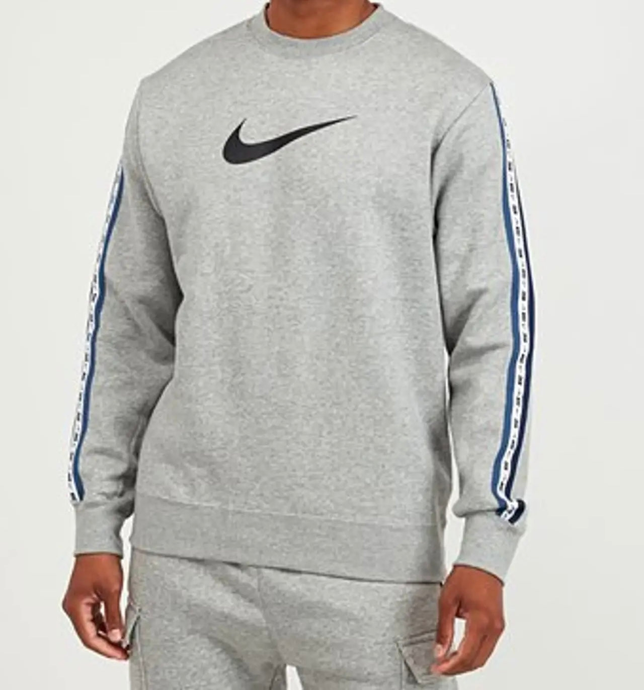 nike tape fleece crew sweatshirt