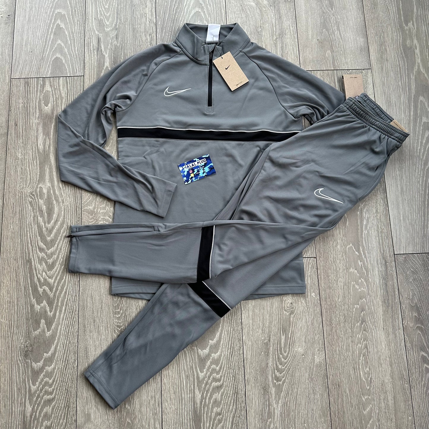 Nike Dri-Fit Academy Tracksuit Grey/Black/White