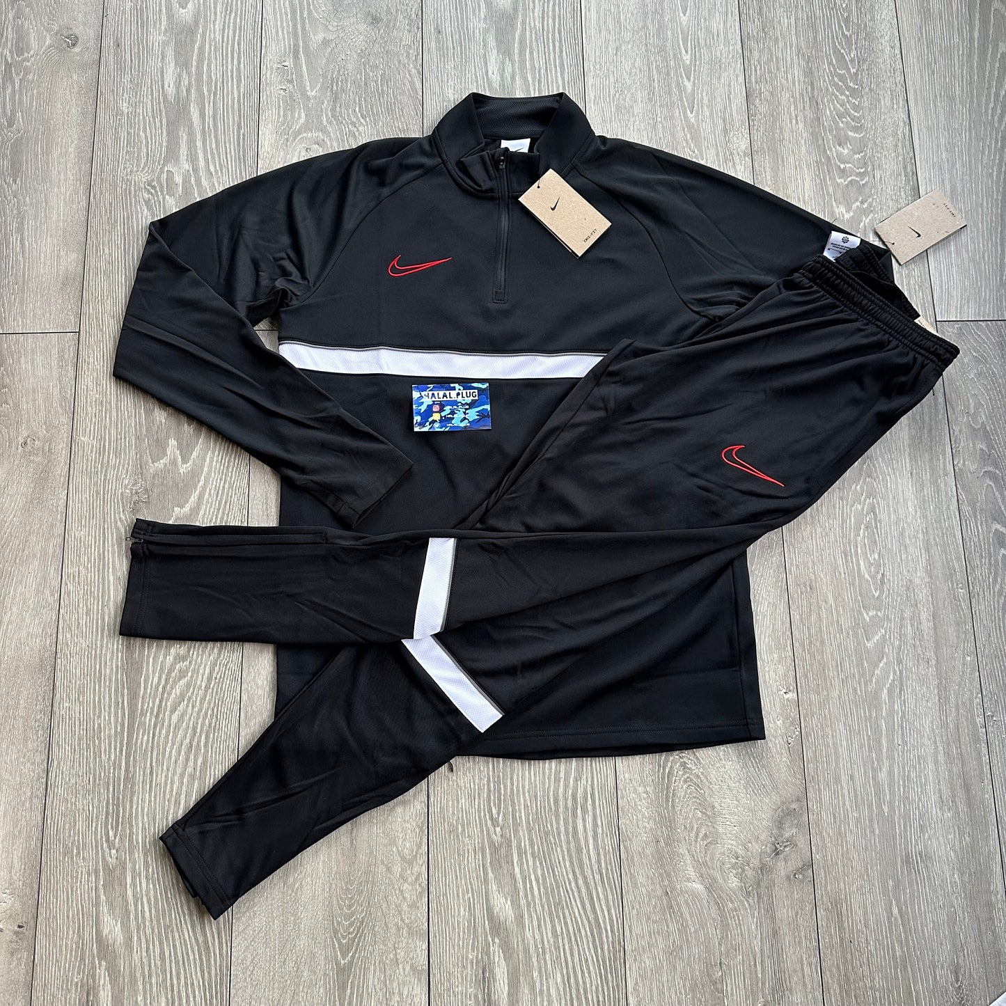 Nike Dri-Fit Academy Tracksuit Black/Red
