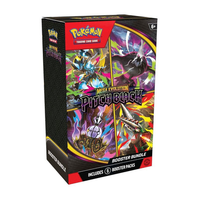 Pokémon TCG: Mega Evolution – Pitch Black Booster Bundle (6 Packs)
