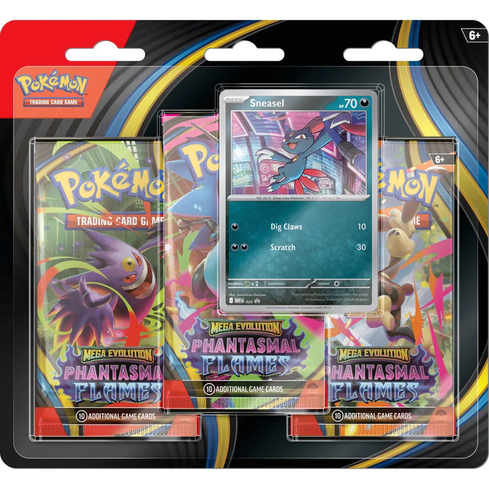 Pokémon TCG: Mega Evolution – Phantasmal Flames 3-Pack Blister – image 3