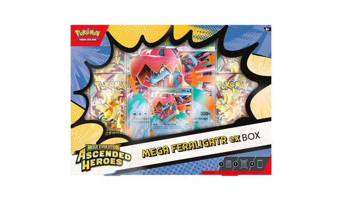 Pokémon TCG: Mega Evolution – Ascended Heroes Mega Feraligatr Ex Box