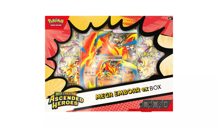 Pokémon TCG: Mega Evolution – Ascended Heroes Mega Emboar Ex Box
