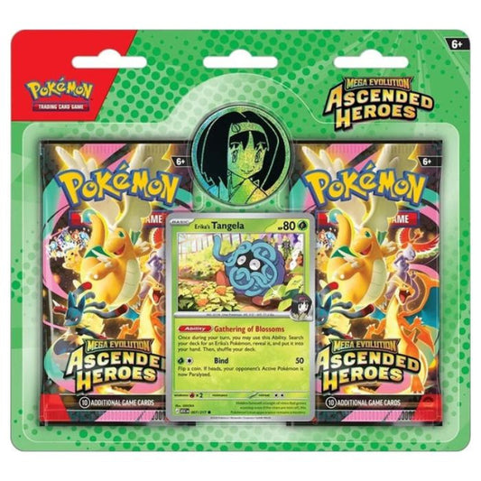 Pokemon - Mega Evolution - Ascended Heroes - 2 Pack Blister - Erika's Tangela