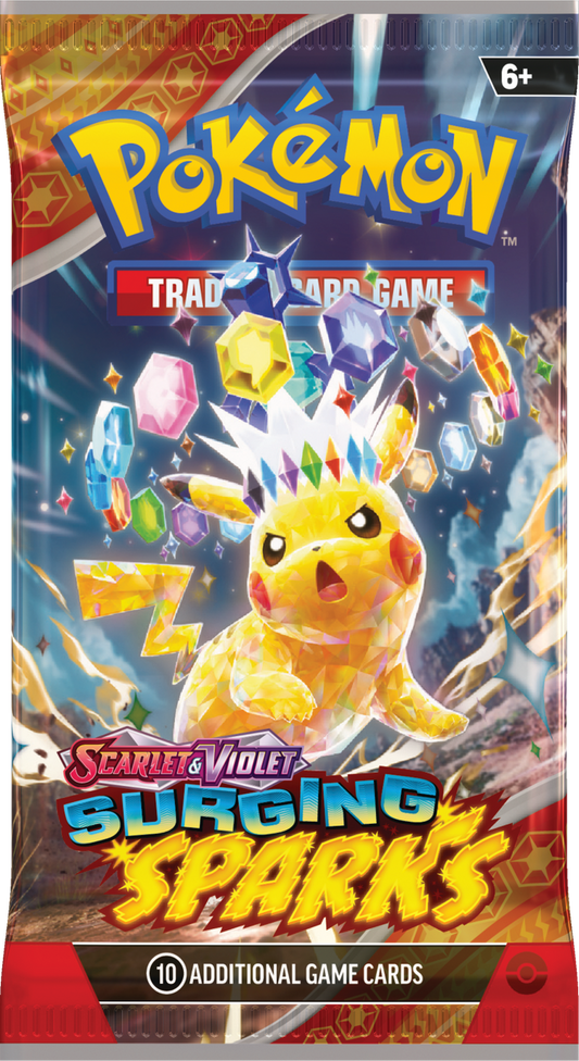 Pokémon TCG: Scarlet & Violet — Surging Sparks - Booster Pack (Single Pack)