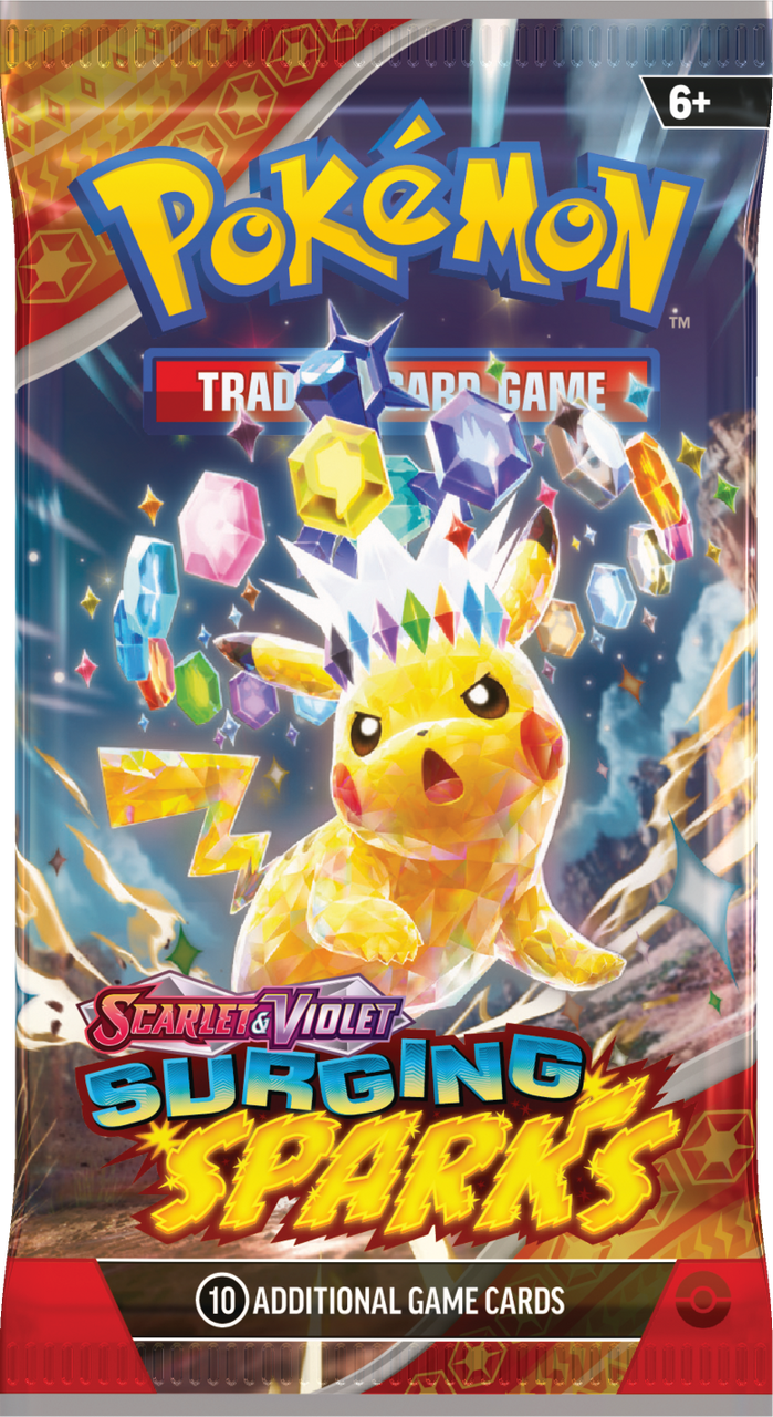 Pokémon TCG: Scarlet & Violet – Surging Sparks Booster Pack (Single Pack)
