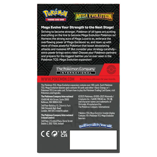 Pokémon TCG: Mega Evolution Half Booster Box (18 Packs) – image 3