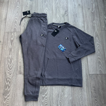 Nike Optic Crew Neck Tracksuit Grey