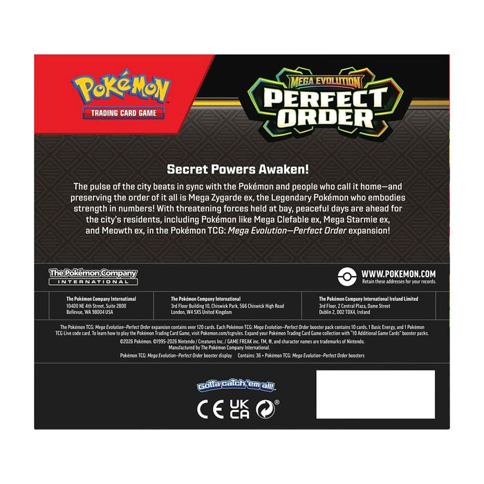 Pokémon TCG: Mega Evolution – Perfect Order Booster Box (36 Packs) – image 4