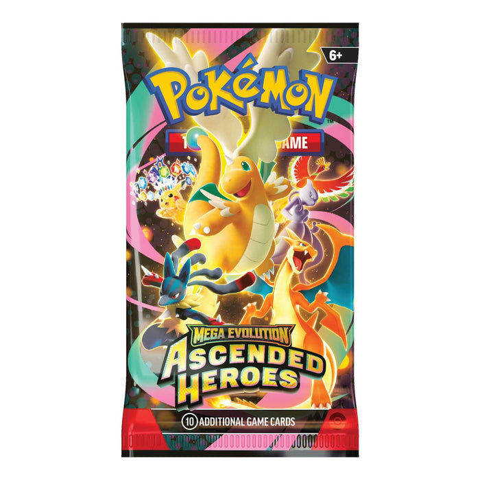 Pokémon TCG: Mega Evolution – Ascended Heroes Booster Pack (Single Pack)