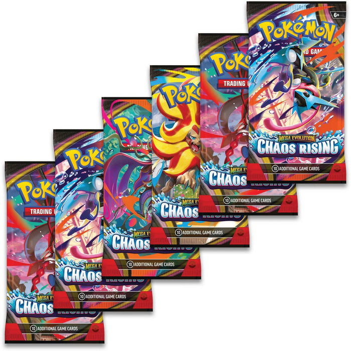 Pokémon TCG: Mega Evolution – Chaos Rising Booster Bundle (6 Packs) – image 2