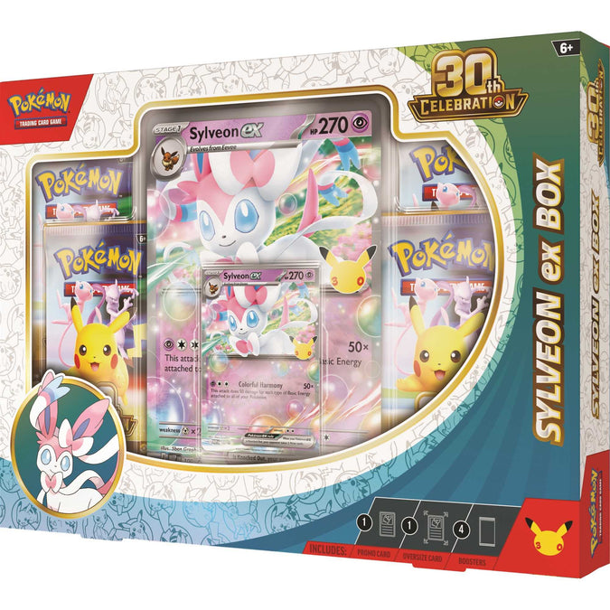 Pokémon TCG: 30th Celebration Sylveon Ex Box – image 2