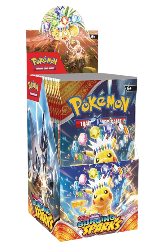 Pokémon TCG: Scarlet & Violet – Surging Sparks Half Booster Box (18 Packs)